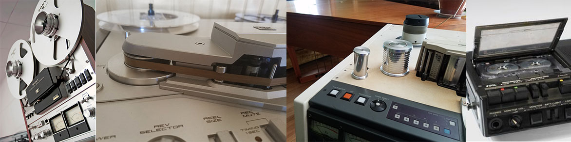 We service tape based units such as reel to reels and cassette recorders as well as all types of digital recorders.